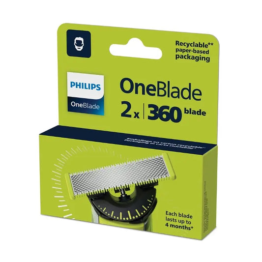 Philips Oneblade 360 QP420/50 Lame di ricambio, 2 pz.