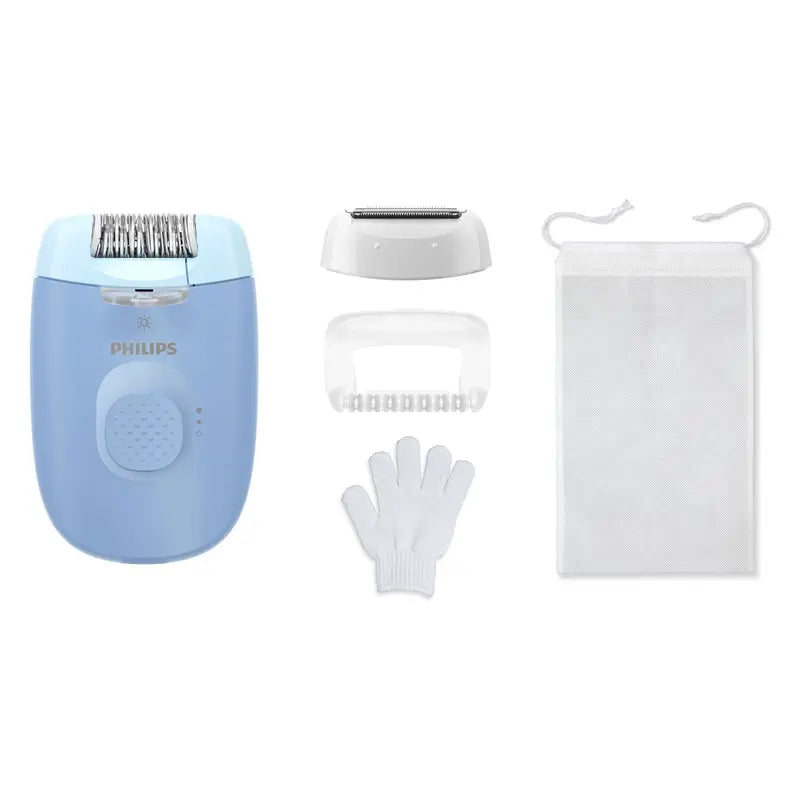 Philips Epilatore Serie 4000 con cavo Blu