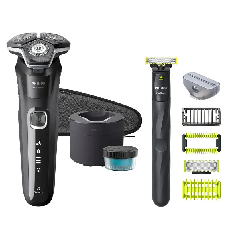 Philips Shaver Series 5000 Wet & Dry Skiniq, testine 360D