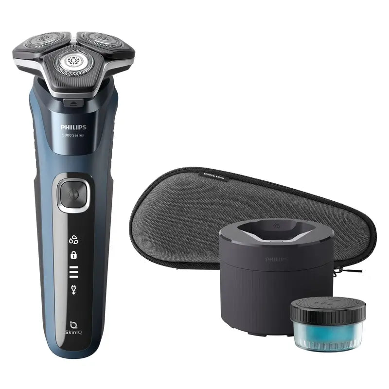 Philips Shaver Series 5000 Wet & Dry Steelprecision 5 minuti di ricarica rapida
