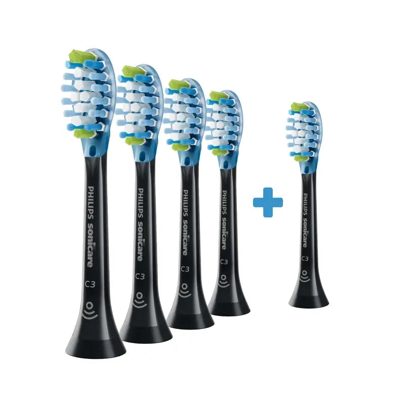Philips Sonicare Ricariche Premium per la Difesa della Placca, 4+1 pezzi