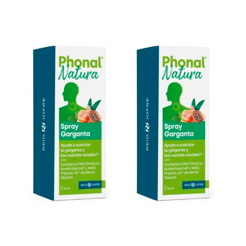 Phonal Natura Duplo Spray per la gola, 2 x 15 ml