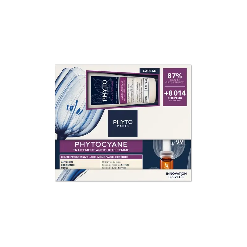Phyto Phytocyane Perdita progressiva di capelli + Shampoo