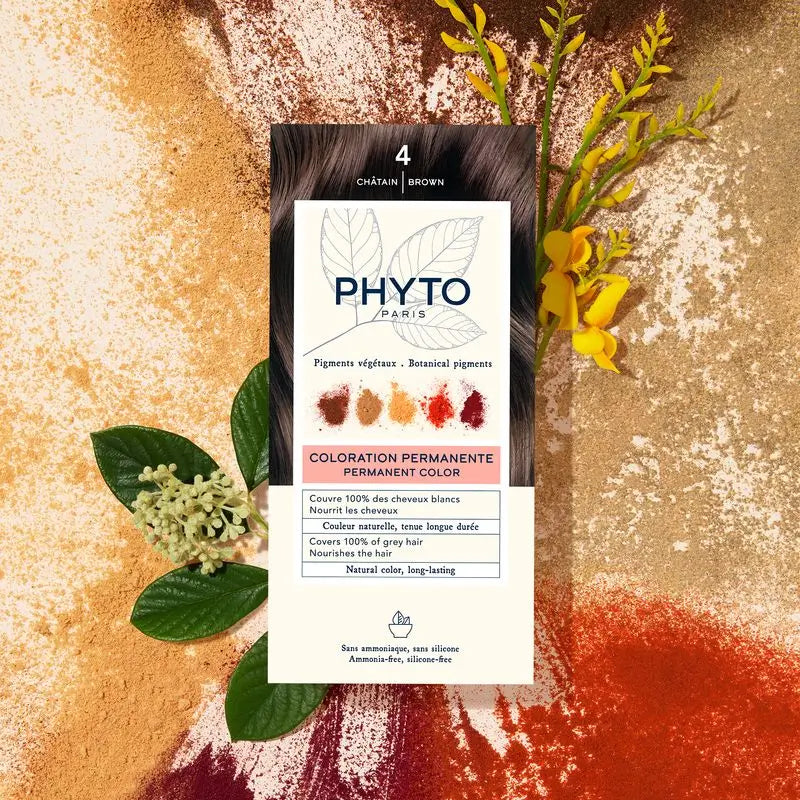 PHYTO Phytocolor 4 colorazione permanente tono marrone permanente