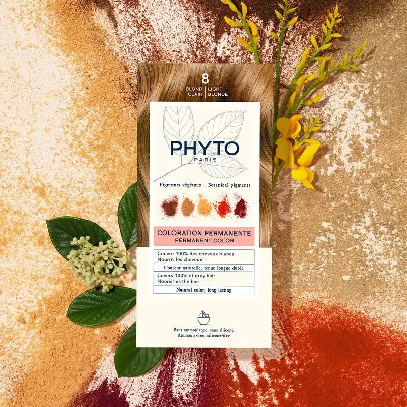 Phyto Colour 8 Colorazione Permanente Tonalità Biondo Chiaro