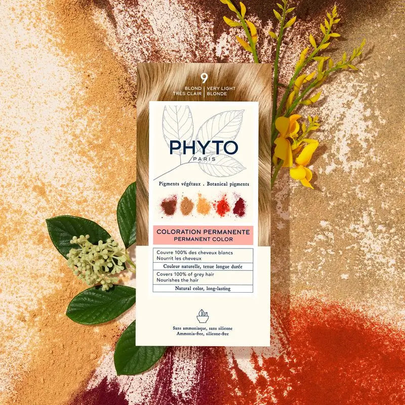PHYTO Phytocolor 9 colorazione permanente tono biondo molto chiaro