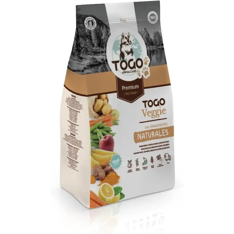 Togo Alimento ipoallergenico vegano per cani, 4 kg