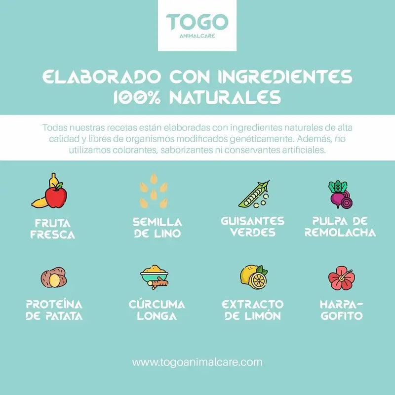 Togo Alimento ipoallergenico vegano per cani, 4 kg
