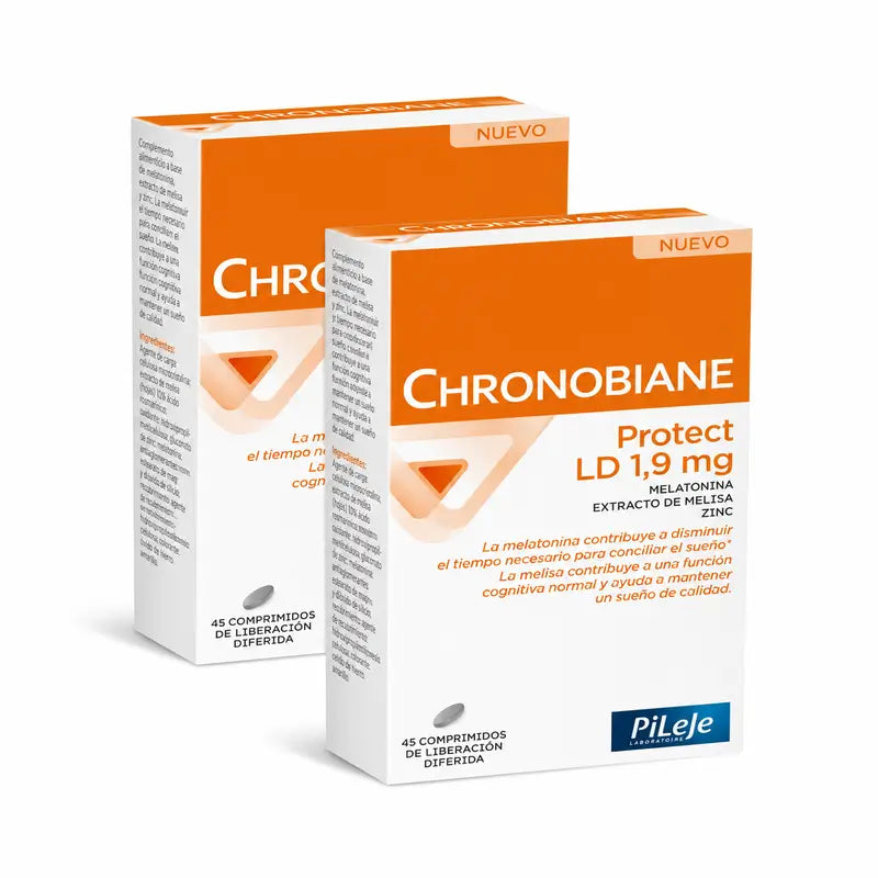 Pileje Chronobiane Ld Protect 1,9 mg Confezione da 2 x 45 compresse