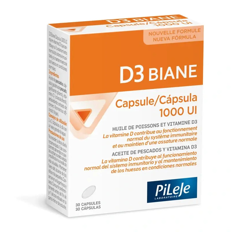 Pileje D3 Biane 1000Ui 30Cap.