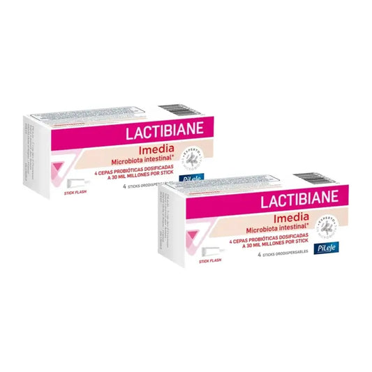 Pileje Lactibiane Imedia Confezione da 2 x 4 bustine