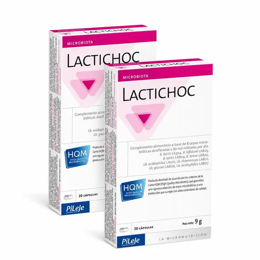Pileje Lactichoc Confezione da 2 x 20 capsule