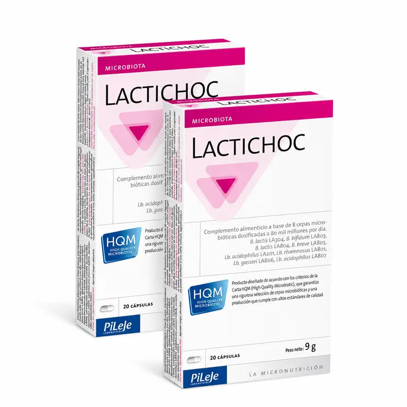 Pileje Lactichoc Confezione da 2 x 20 capsule