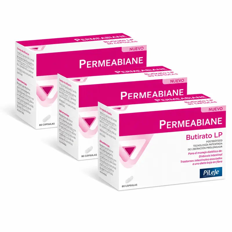 Pileje Permeabiane Butirrato LP Confezione da 3 x 60 capsule