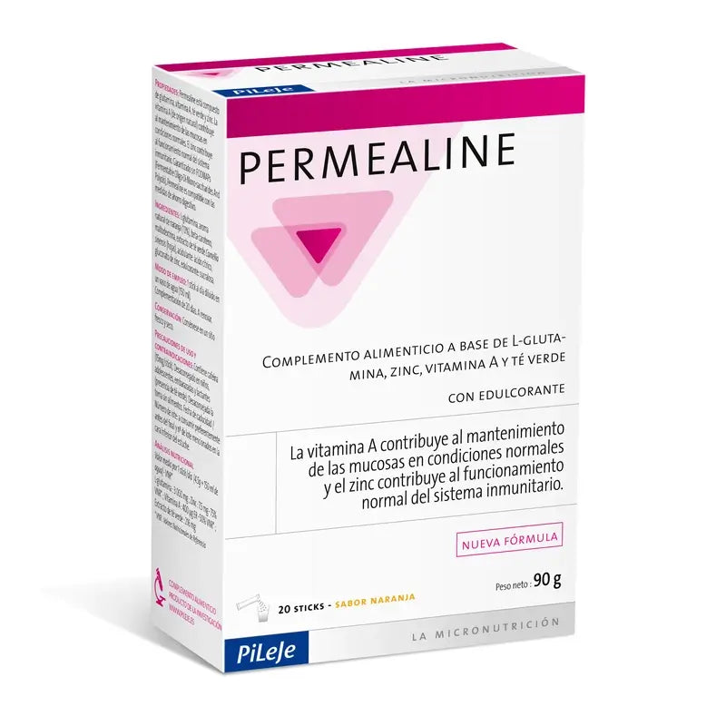 Pileje Permealine gusto arancia, 20 bastoncini