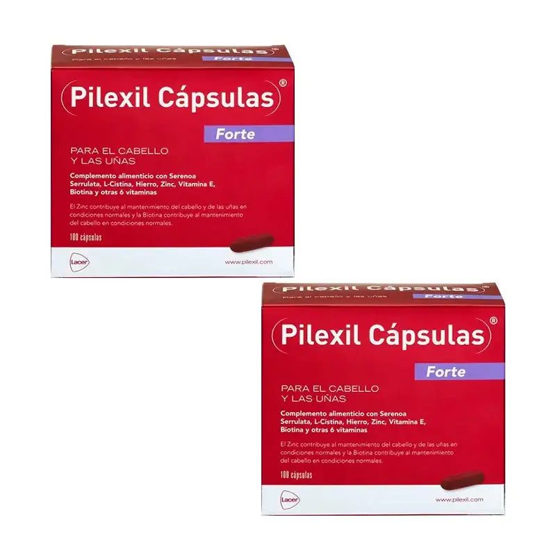 Pilexil Capsule Forte, Confezione 2 x 100 Capsule