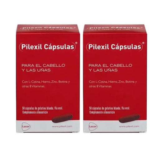 Pilexil capsule, Confezione 2 x 50 Cap.