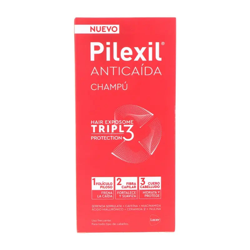 Pilexil Shampoo Anticaduta Tripla Protezione 450 Ml