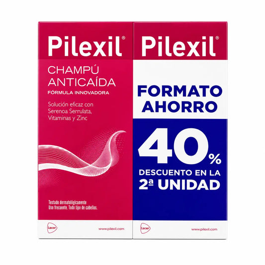 Pilexil Duplo Shampoo Anticaduta 500Ml 2a Unità 40% di Sconto