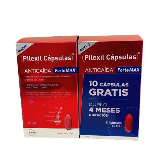 Pilexil Forte Max Duplo, 2x60 Capsule