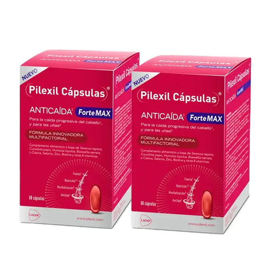Pilexil Forte Max, Confezione 2 x 60 capsule