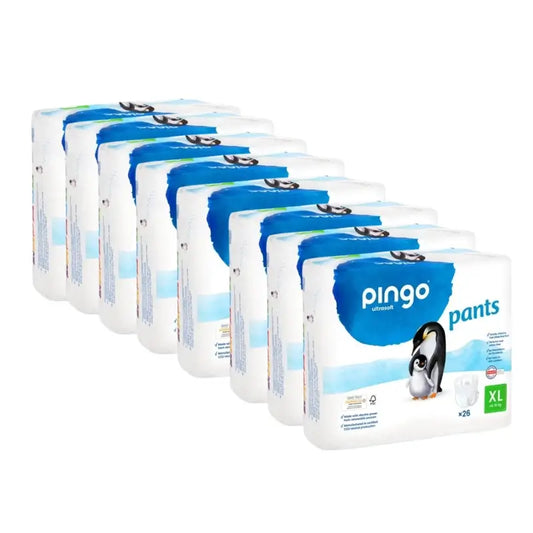 Pingo Nappy Salviette per pannolini taglia 6 (16 Kg+), 8X26 unità