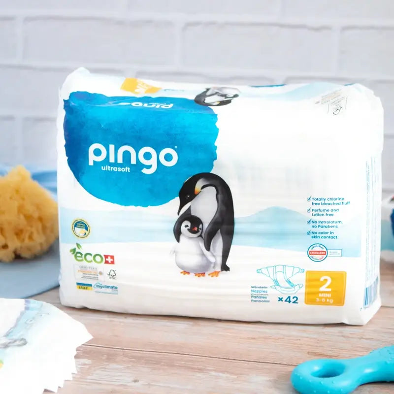 Pannolini ecologici Pingo taglia 2 Mini (3-6 kg), 42 unità