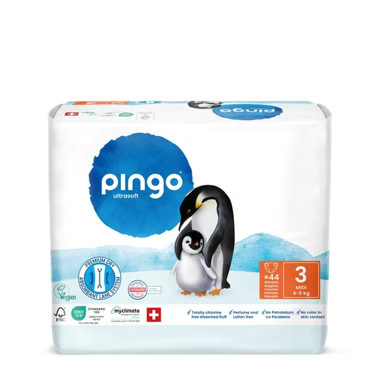 Pannolini ecologici Pingo taglia 3 (4-9 Kg), 44 pezzi