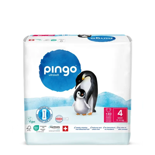 Pannolini ecologici Pingo taglia 4 (8-14 Kg), 40 unità