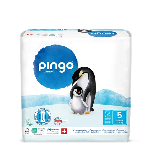 Pannolini ecologici Pingo taglia 5 (11-16 Kg), 36 pz.