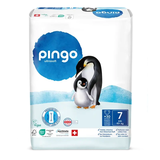 Pannolini ecologici Pingo Taglia 7 (+15 Kg), 30 unità