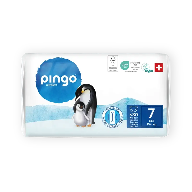 Pannolini ecologici Pingo Taglia 7 (+15 Kg), 30 unità