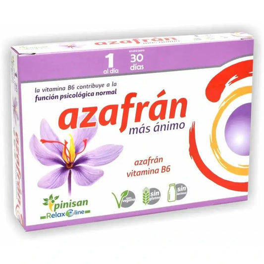 Pinisan Azafran Mas Animo , 30 capsule