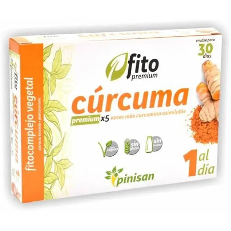 Pinisan Fitopremium Curcuma, 30 capsule