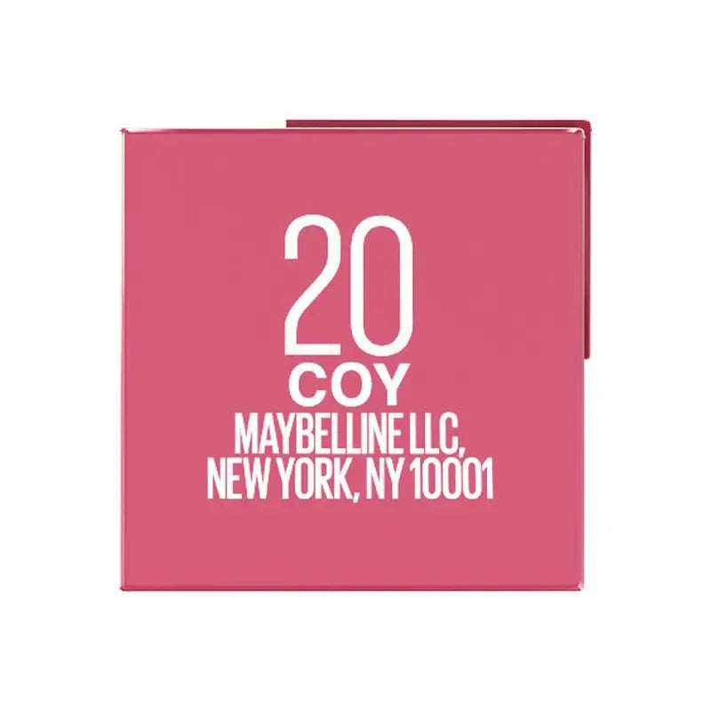 Maybelline New York Superstay Vinyl Ink Rossetto, tonalità 20 Coy