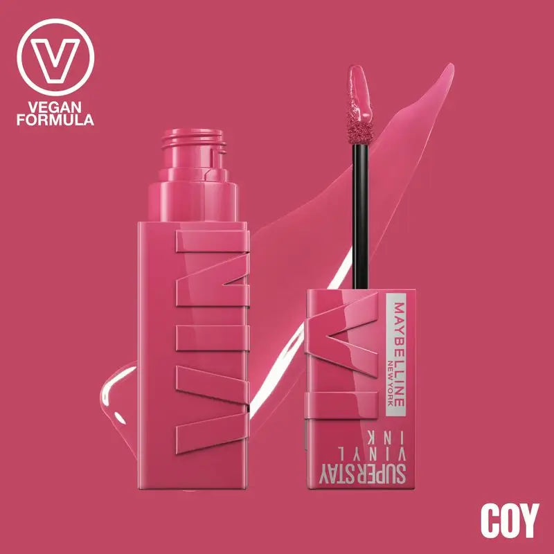 Maybelline New York Superstay Vinyl Ink Rossetto, tonalità 20 Coy
