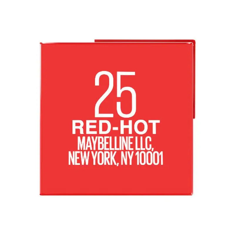Maybelline New York Superstay Vinyl In Rossetto Ombra 25 Rosso-Caldo