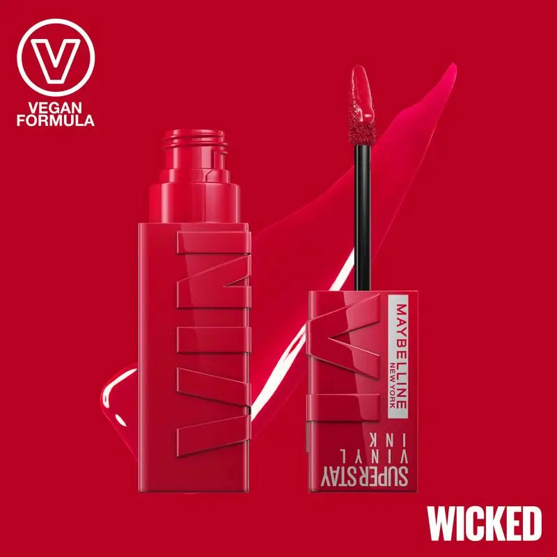Maybelline New York Superstay Vinyl Ink Rossetto, tonalità 50 Wicked