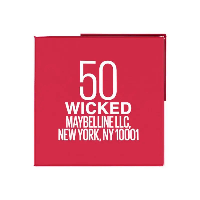 Maybelline New York Superstay Vinyl Ink Rossetto, tonalità 50 Wicked