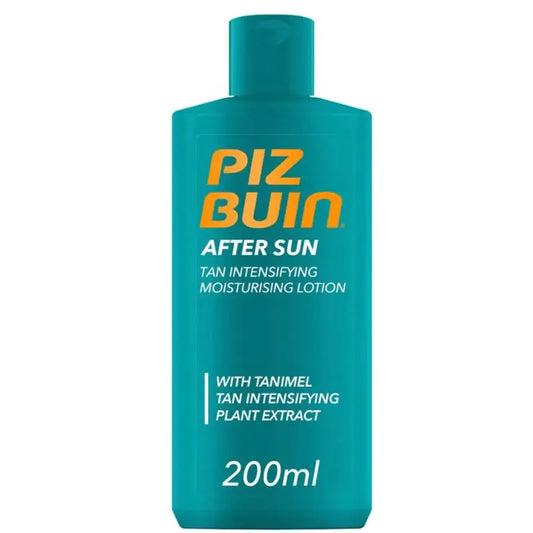 Piz Buin Crema corpo idratante doposole con Tanimel, 200 ml