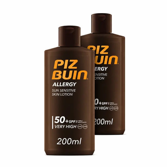Piz Buin Allergy Crema solare per il corpo SPF50, confezione da 2 x 200 ml