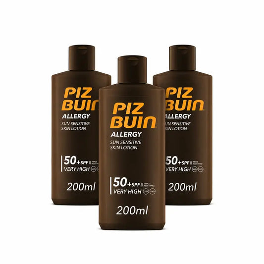 Piz Buin Allergy Crema solare per il corpo SPF50, confezione da 3 x 200 ml