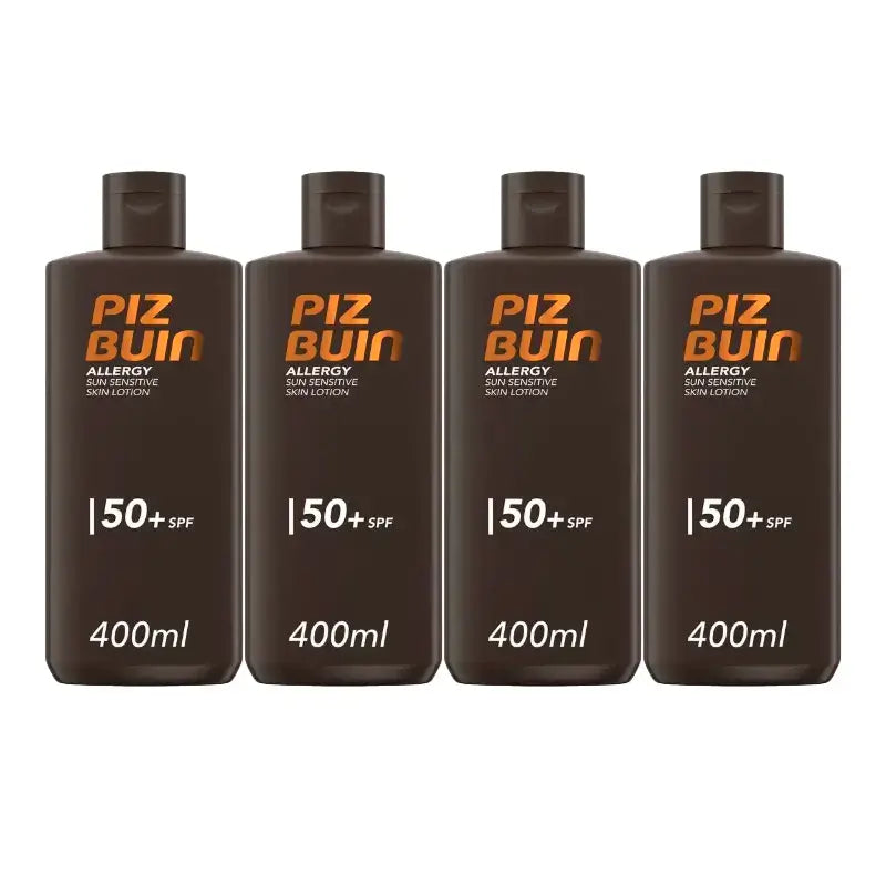 Piz Buin Allergy Crema solare per il corpo SPF50, confezione da 4 x 400 ml