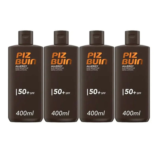 Piz Buin Allergy Crema solare per il corpo SPF50, confezione da 4 x 400 ml