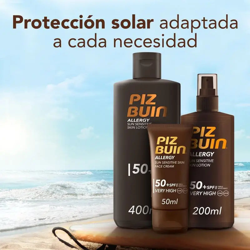 Piz Buin Allergy Crema solare per il corpo SPF50, 400 ml