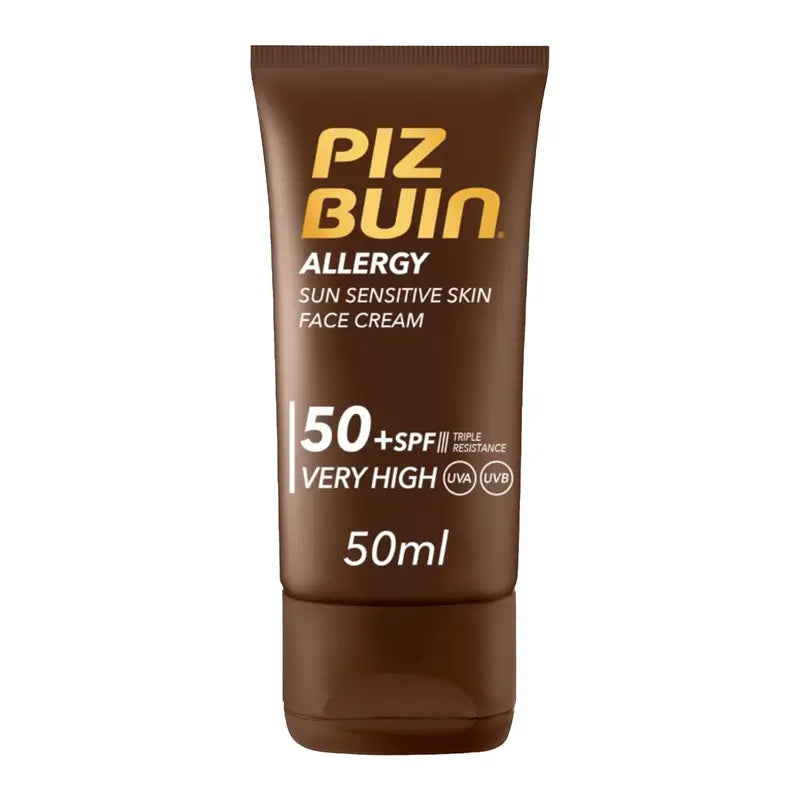 Piz Buin Allergy Protezione solare viso SPF 50 Pelle sensibile, 50 ml