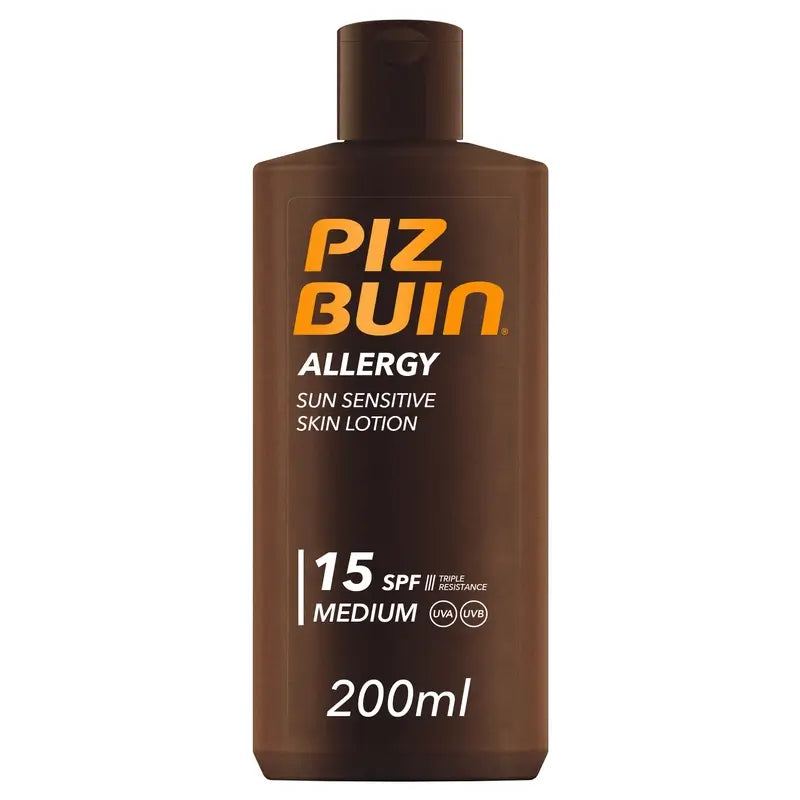 PIZ BUIN Lozione per allergici sensibili SPF 15, 200 ml