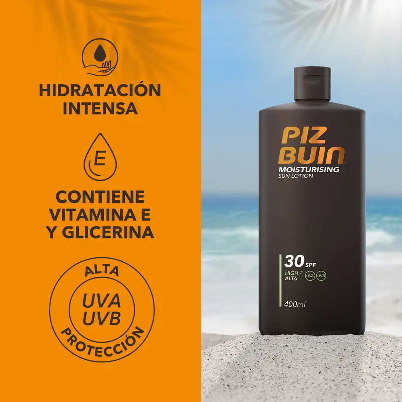 Piz Buin Crema solare corpo ultra idratante SPF30, 400 ml