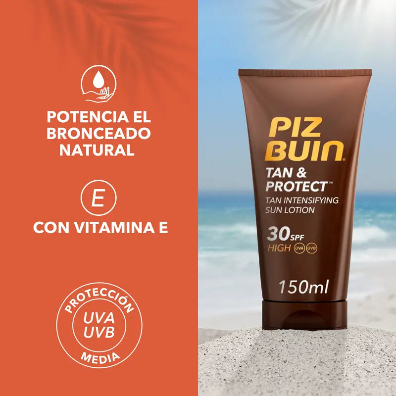 Piz Buin Tan & Protect Crema solare intensificante SPF30, 150 ml