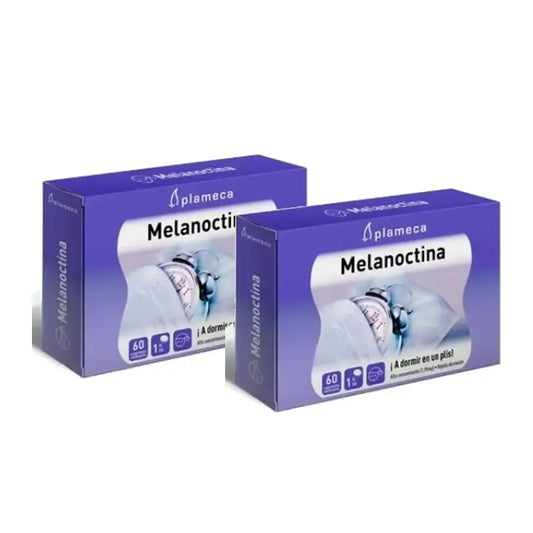 Plameca Melanoctina (melatonina) 60 compresse, confezione da 2